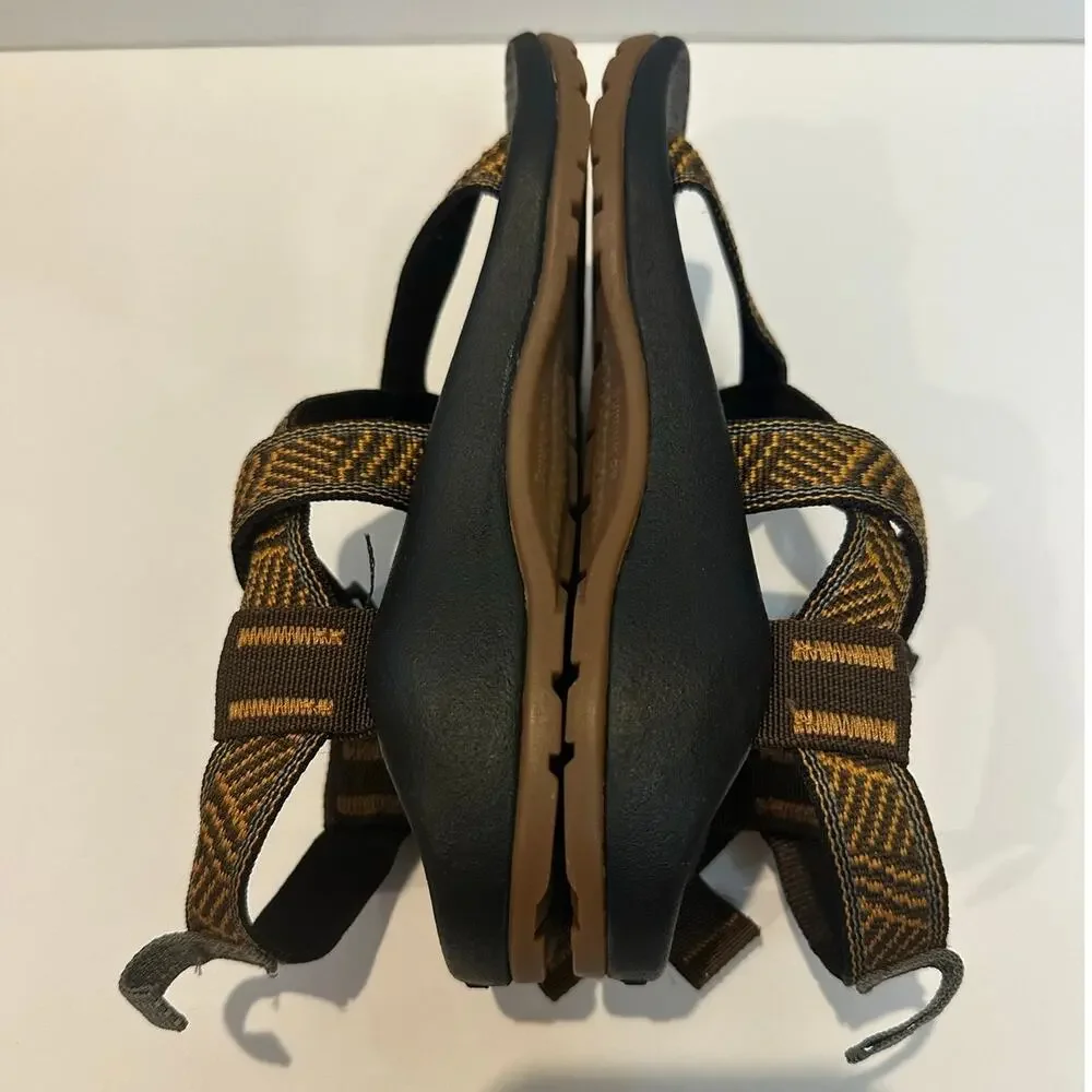 Chaco Z/1 Classic Hiking Sandals Youth Size 1 Brown Multicolor Outdoor Adventure